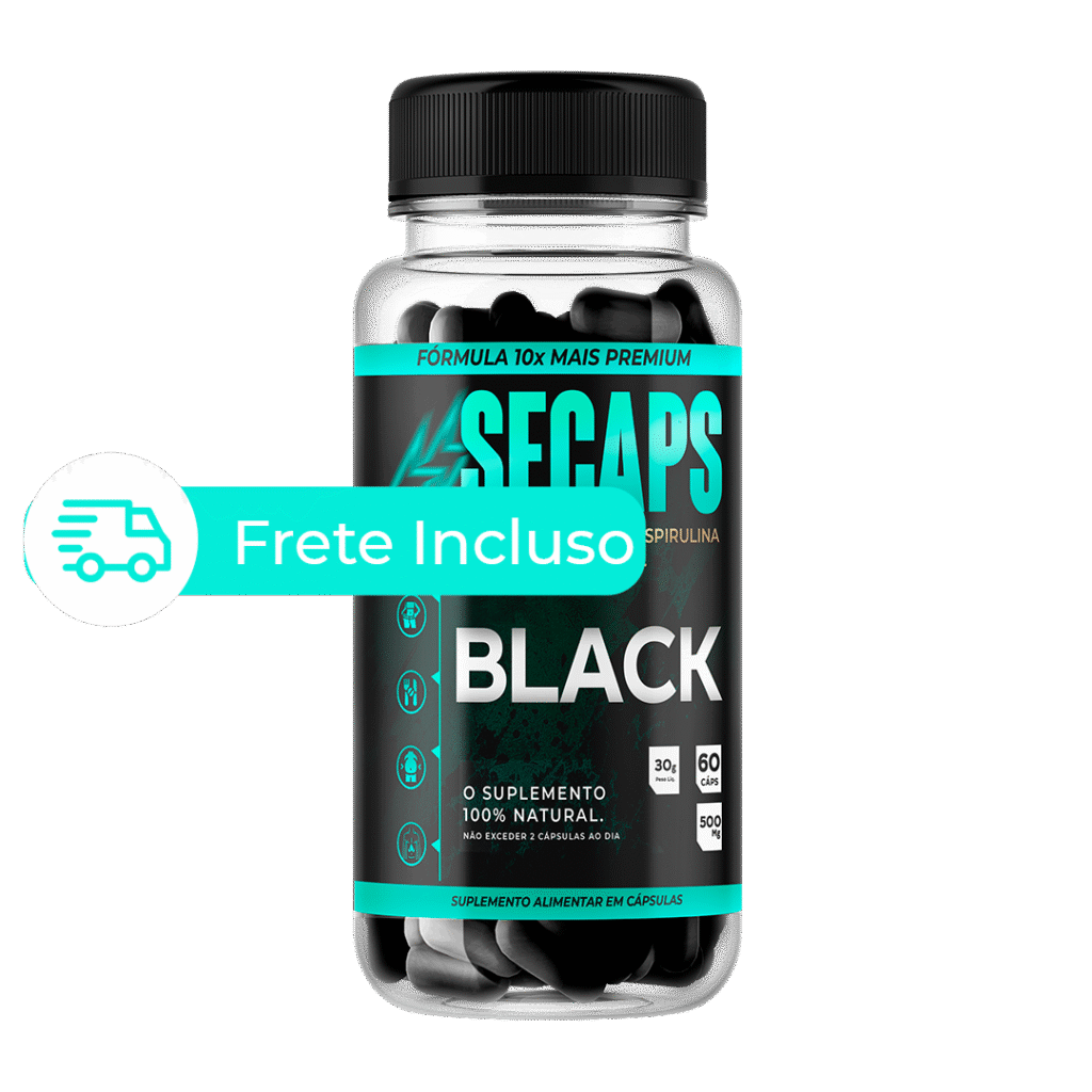 1 Frasco Secaps Black